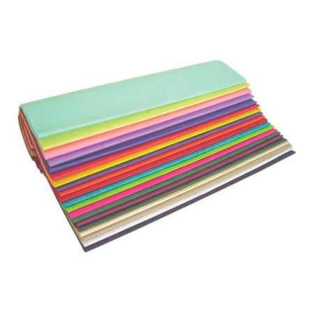 Box Packaging Gift Grade Tissue Paper 20W x 30L Popular Colors 480 Sheets TPOPPACK